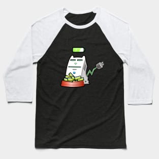 Digital Cat Baseball T-Shirt